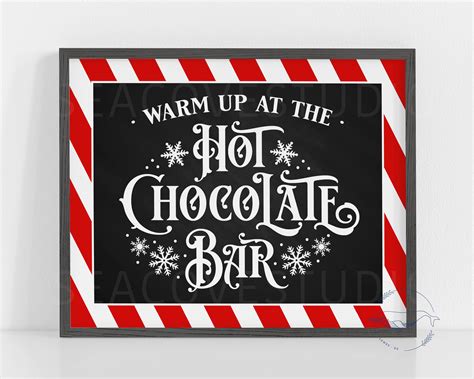 Hot Cocoa Bar Printable